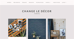 Desktop Screenshot of changeledecor.com